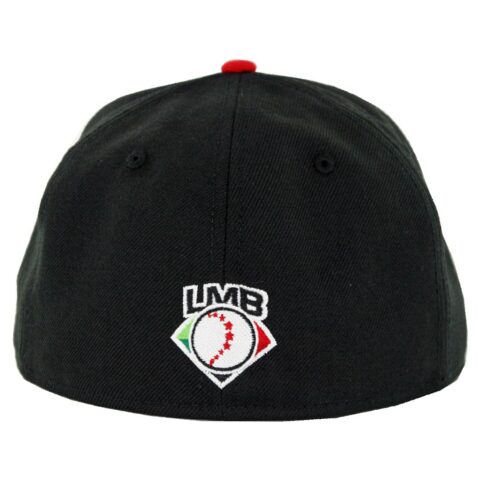New Era 59Fifty Tijuana Toros Outline Fitted Hat Black Scarlet