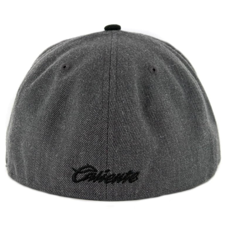 New Era 59Fifty Tijuana Xolos Fitted Hat Heather Graphite Black Gold-Back New Era 59Fifty Tijuana Xolos Fitted Hat Heather Graphite Black Gold-Back