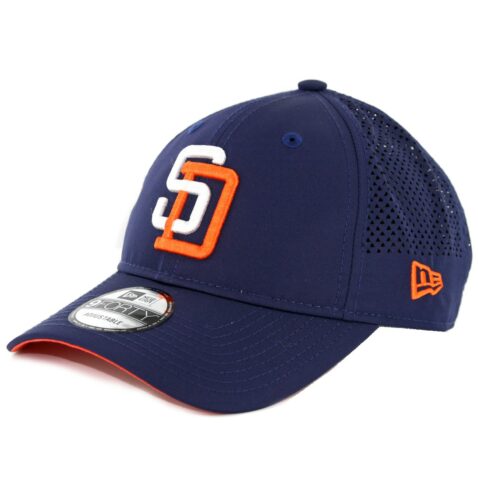New Era 9Forty San Diego Padres Performance Pivot Two Strapback Hat Navy