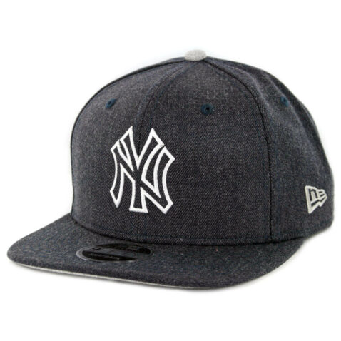 New Era 9Fifty New Yankees Heather Hype Snapback Hat Heather Dark Navy