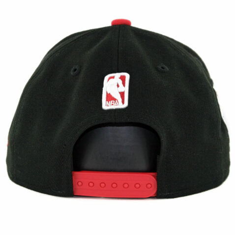 New Era 9Fifty Chicago Bulls Side Stated Snapback Hat Black Red