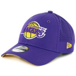 New Era 9Forty Los Angeles Lakers Performance Pivot Two Strapback Hat Purple