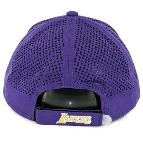 New Era 9Forty Los Angeles Lakers Performance Pivot Two Strapback Hat Purple