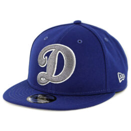 New Era 9Fifty Los Angeles Dodgers Squad Twist Snapback Hat Dark Royal