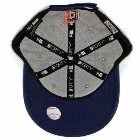 New Era 9Forty San Diego Padres The League Cooperstown 1991 Strapback Hat Heather Grey Navy