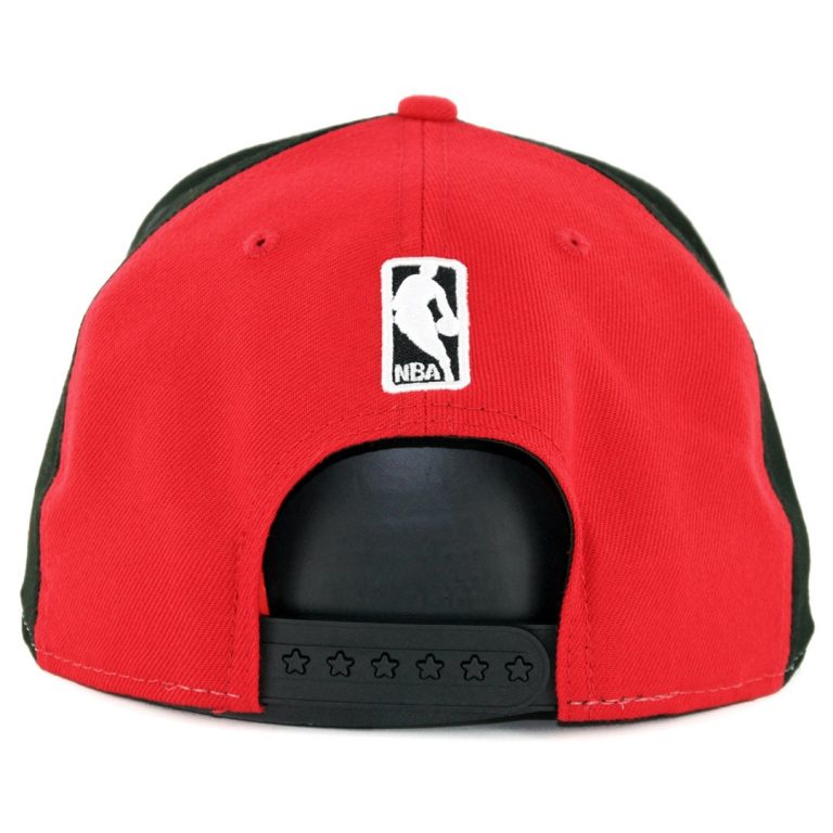 New Era 9Fifty Portland Trail Blazers Team Retro Wheel Snapback Hat Black White Red-Back New Era 9Fifty Portland Trail Blazers Team Retro Wheel Snapback Hat Black White Red-Back