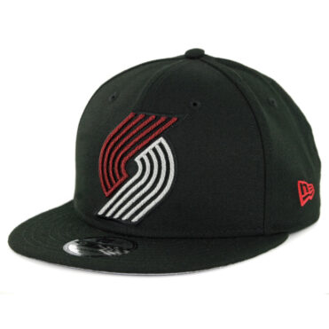 New Era 9Fifty Portland Trail Blazers Squad Twist Snapback Hat Black