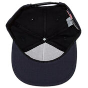 HUF Box Logo Snapback Hat Midnight-Inside