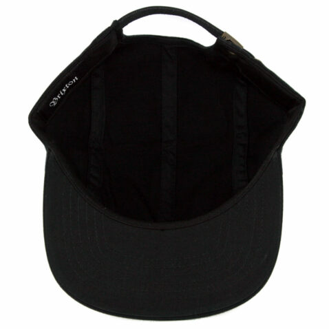 Brixton Rockford 5 Panel Strapback Hat Black