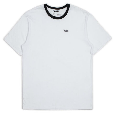 Brixton Potreto III Short Sleeve T-Shirt White Black