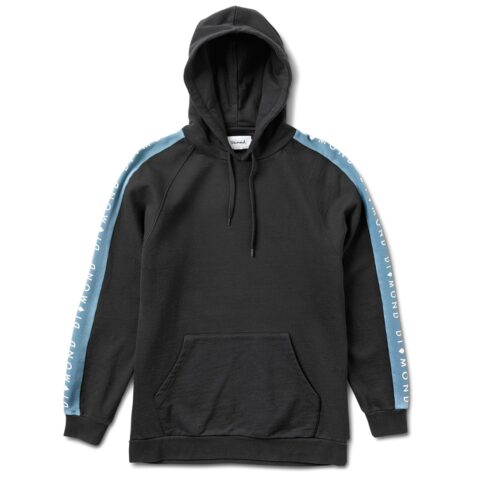 Diamond Supply Co Fordham Knit Pullover Hooded Sweatshirt Black
