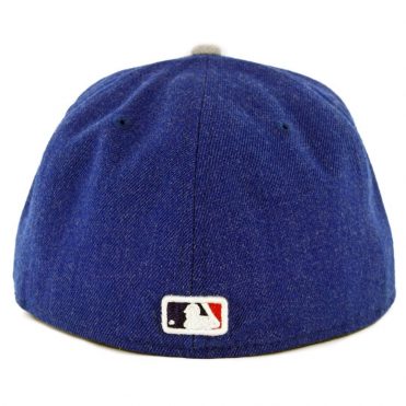 New Era 59Fifty Los Angeles Dodgers Heather Hype Fitted Hat Heather Royal Blue
