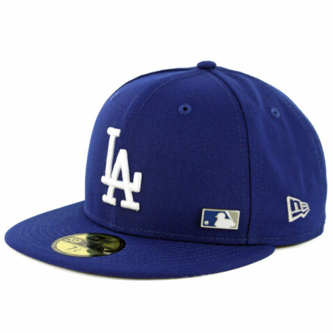 New Era 59Fifty Los Angeles Dodgers Pinned Up League Fitted Hat Royal Blue