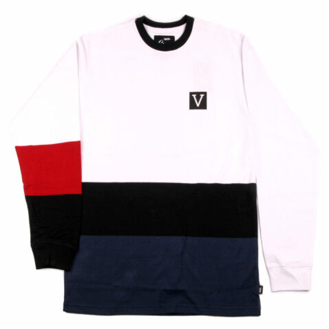 Vans x Chima Color Block Long Sleeve T-Shirt White