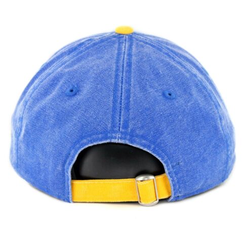 New Era 9Twenty Seattle Mariners Rugged Canvas Strapback Hat Royal Blue - Image 2