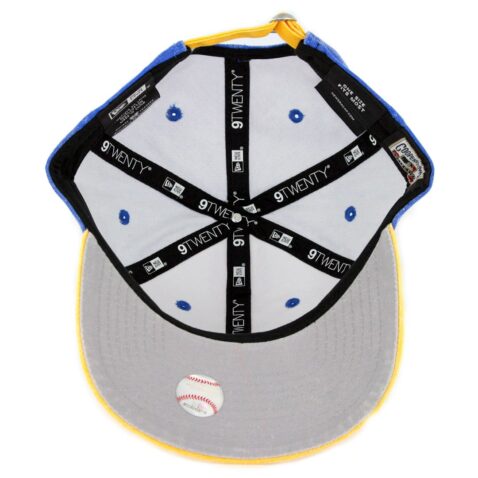 New Era 9Twenty Seattle Mariners Rugged Canvas Strapback Hat Royal Blue - Image 3