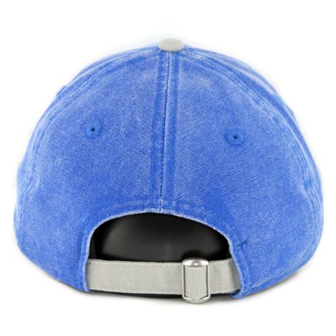 New Era 9Twenty Brooklyn Dodgers Rugged Canvas Strapback Hat Royal Blue