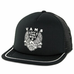 Vans Trask Trucker Snapback Hat Black