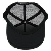Vans Trask Trucker Snapback Hat Black-Inside