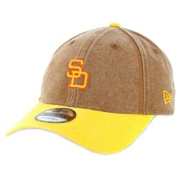 New Era 9Twenty San Diego Padres ’80-’84 Rugged Canvas Strapback Hat Brown