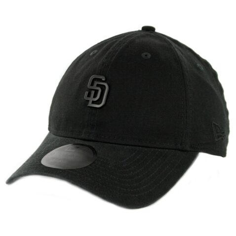 New Era 9Twenty San Diego Padres Micro Matte Strapback Hat Black