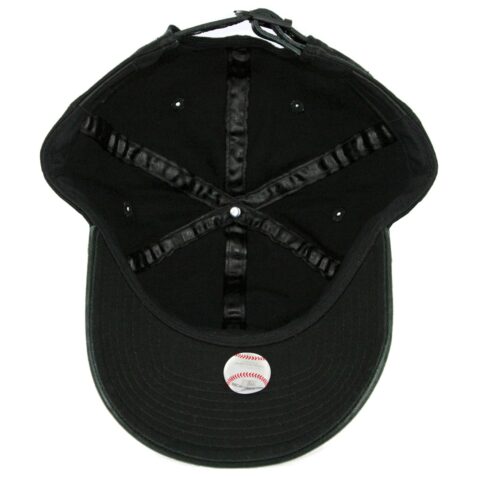 New Era 9Twenty Los Angeles Dodgers Micro Matte Strapback Hat Black