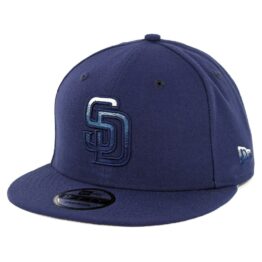 New Era 9Fifty San Diego Padres Faded Front Snapback Hat Navy