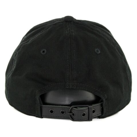New Era 9Twenty Chicago Bulls Micro Matte Strapback Hat Black