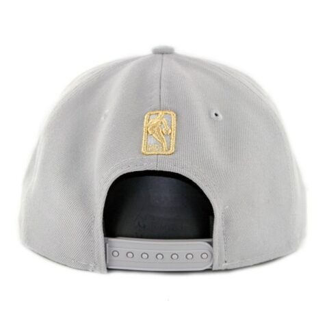 New Era 9Fifty San Antonio Spurs Metal Framed Snapback Hat Grey