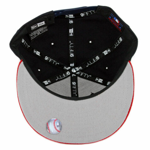 New Era 9Fifty Cleveland Indians Snapback Hat Dark Navy