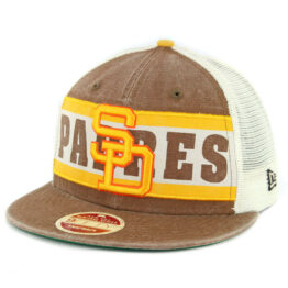 New Era 9Fifty San Diego Padres Vintage ’80-’84 Snapback Hat Brown
