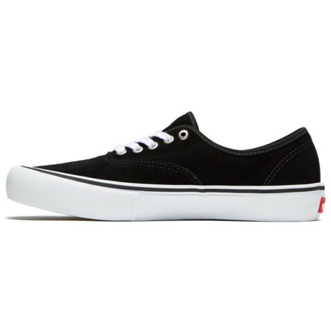 Vans Authentic Pro Suede Shoe Black White