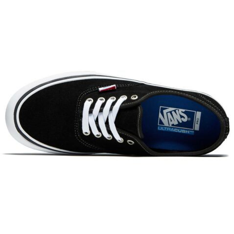 Vans Authentic Pro Suede Shoe Black White