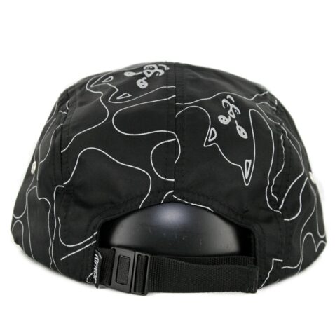 Rip N Dip Nerm 3M Nylon Camper Strapback Hat Black