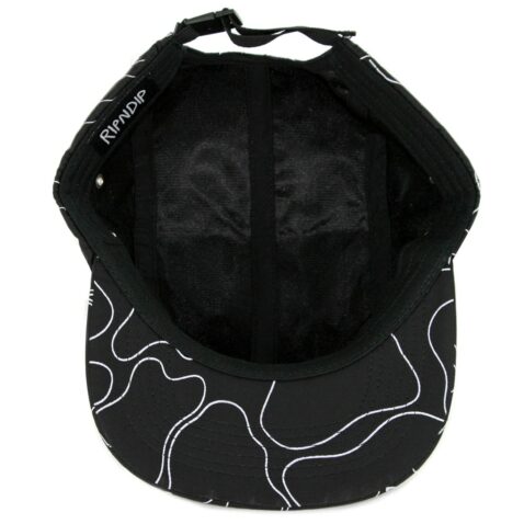 Rip N Dip Nerm 3M Nylon Camper Strapback Hat Black