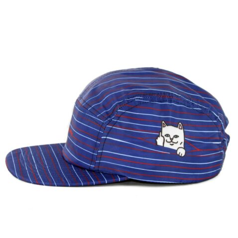 Rip N Dip Peeking Nylon Camper Strapback Hat Navy Red White