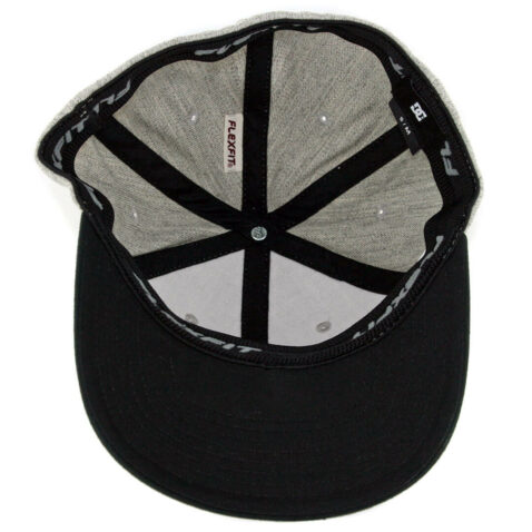 DC Shoes Cap Star 2 Flexfit Hat Grey Heather - Image 3
