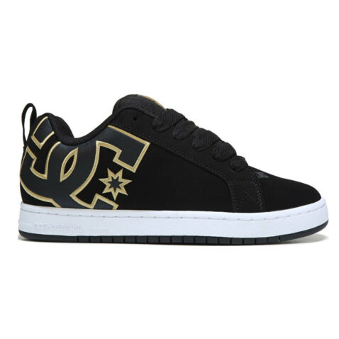 DC Shoes Court Graffik SE Shoe Black Gold