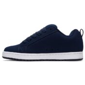 DC Shoes Court Graffik Shoe Navy White-Side