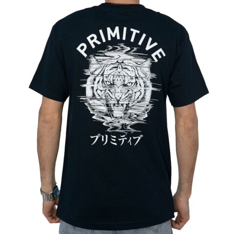 Primitive x Paul Jackson Tiger T-Shirt Navy