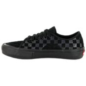 Vans AV Classic Pro Hairy Suede Shoe Black-Side