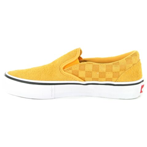 Vans Slip-On Pro Hairy Suede Shoe Banana