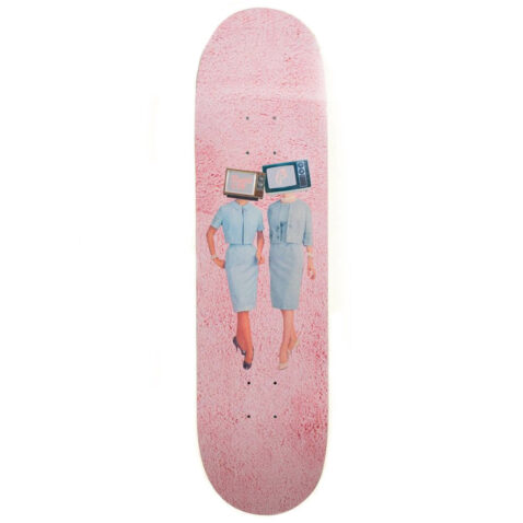 Illegal Civilization TV Heads Skateboard Deck Multi