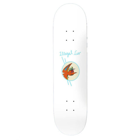 Illegal Civilization Classy Dino Skateboard Deck Multi