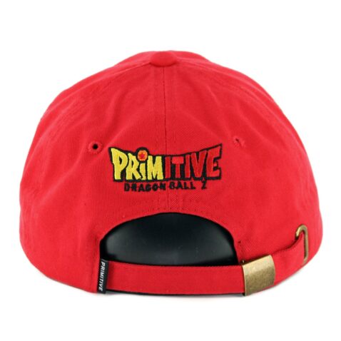 Primitive x Dragon Ball Z Symbol Strapback Dad Hat Red - Image 2