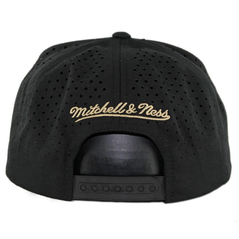 Mitchell & Ness Los Angeles Football Club Perforated Fade Snapback Hat Black-Back Mitchell & Ness Los Angeles Football Club Perforated Fade Snapback Hat Black-Back