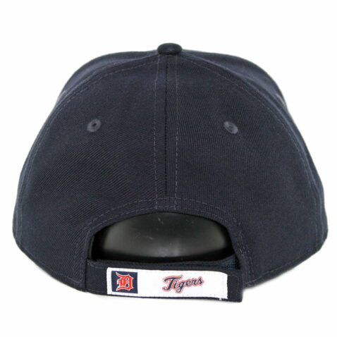 New Era 9Forty Detroit Tigers Home The League Strapback Hat Dark Navy 2021