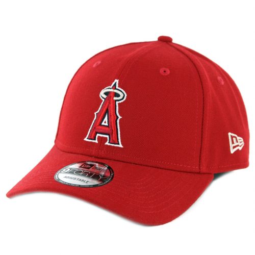 New Era 9Forty Los Angeles Angels Of Anaheim Game The League Strapback Hat Red