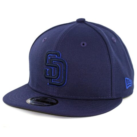 New Era 9Fifty San Diego Padres League Pop Snapback Hat Dark Navy