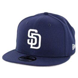New Era 9Fifty San Diego Padres Basic Snapback Hat Light Navy